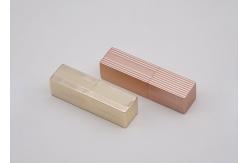 China Magnet Design Square 3.8g Eco Friendly Lip Balm Containers Hot Stamping supplier