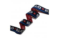 China High Tenacity Jacquard Elastic Webbing 2cm-6cm Nylon Elastic Black supplier