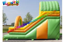 China Kids Commercial Inflatable Slide , Jungle Tree Inflatable Cartoon Dry Slides supplier