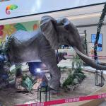 Animatronic Animal Replicas Animatronic Elephant For Theme Park Decoration