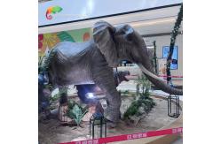 China Animatronic Animal Replicas Animatronic Elephant For Theme Park Decoration supplier
