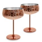 Unbreakable Metal Stainless Steel Wine Glass Fancy Novelty Wine Glass for sale