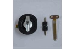 China Quick Fix Recessed Removable Core Handle Metal Cabinet Locks supplier