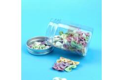 China Peanut 170 Ml Plastic Screw Jars With Aluminum Sliver Cap supplier