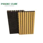 Fireproof 3D Model Design Grooved Acoustic Panels with Basic Material E1 MDF