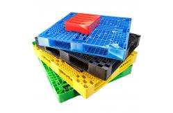 China Large HDPE Four Way Entry Double Sides Euro Plastic Pallet Stackable Reversible supplier