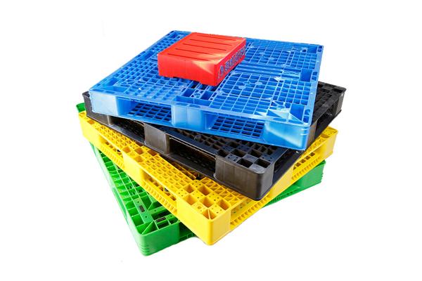 PMMA TPU Rackable Plastic Pallets Molded Plastic Pallets Black