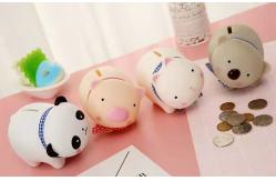 China Small Size 13x15cm Money Piggy Bank CE FCC ROHS certification supplier