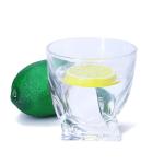 Handmade Engraved Stemless Wine Glasses Glassware Liquor Cup Twist for sale