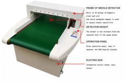 China 25m/min Food Metal Detector , Auto Conveying Garment Needle Detector supplier