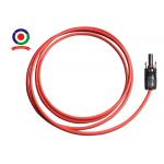 Solar Panel 6/4/2.5mm2 PV Copper Wire With Connector Extension Cable 10/12/14AWG for sale