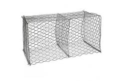 China 1mx1mx1m Gabion Mesh Basket /  Box Assembled For Flood Control supplier