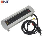 Conference Hidden Rotating Multi Power Socket  Flip Up 10 - 13 Amp