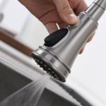 SUS304 Stainless Steel Pull Out Sink Mixer Tap 3 Mode Sprayer Monobloc Kitchen Taps for sale