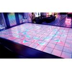 Outdoor P5 Video Stage Rental, Wedding Dance Floor Lights HD 64*32 Resolution for sale