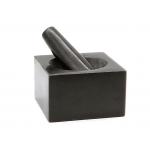 Natural Granite Mortar Pestle Set Square For Herb Spice for sale
