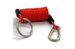 China Best PVC Coating Safety Spring Coil Retractable Tool Lanyard supplier