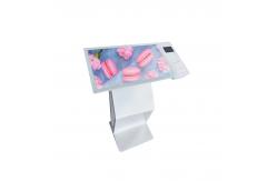 China Ips Screen Interactive Touch Kiosk With Scanner Receipt Printer supplier