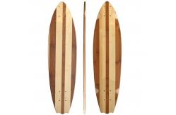 China YOBANG Bamboo Rock & Branch Series Shiplap Surfboard Serving and Cutting Board supplier