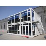 Internal Prefabricated Office Container , Flat Readymade 20ft Site Office Container for sale