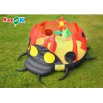 Waterproof Inflatable Bounce House Children Bouncer Cartoon Ladybug Jumping Bed Slide