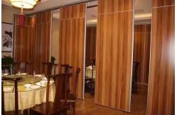 China Melamine Surface Folding Panel Partition / Operable Partition Walls supplier