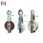 Cable Ground Stringing Roller Pulley Sheave Conductor Block For Power Transmission Wire for sale