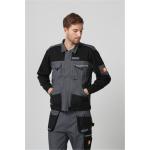 Concealed Front YKK Zip Multi Pocket Work Jacket With Flap