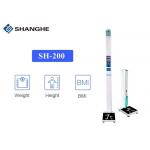 Land Wheel Ultrasonic Height And Weight Machine , RS232 Interconnection Smart Weigh Digital Scale for sale