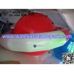 0.9mm PVC Tarpaulin Inflatable Peg-top / Red White Inflatable Saturn Rocker