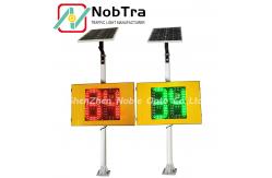 China CE Certified Solar Radar Traffic Signal IP54 Weatherproof Beacon System supplier