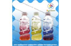 China Drink Bottle Shrink Wrap Sleeves Custom Printing Heat Sensitive Waterproof supplier