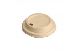 China Hot Chocolate Biodegradable Sugarcane Bagasse Cup 8Oz Takeaway Coffee Cups With Lids supplier