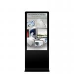 HD LCD Touch Standing Electronic Signage Display 65 Inch For Movie Theater for sale