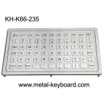20mA PS2 Rugged Stainless Steel Keyboard 800dpi Panel Mount 66 Keys for sale