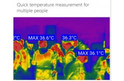 China Police Work Safety Smart Temperature Measuring Helmet supplier
