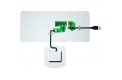 China IP65 Silicone Rubber Military Keyboard PS2 USB With 400DPI Touchpad supplier