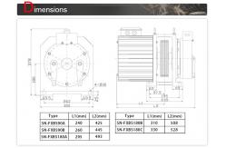 China Small Volume Gearless Traction Machine With Lift Elevator Parts supplier
