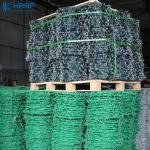 Double Twist Anti Climb Fencing Q195 Pvc Coated Barbed Wire for sale