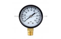 China Aluminum Dial Pressure Gauge 0-50°C Operating Temperature supplier