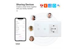 China Automation Zigbee Smart Light Switches And Sockets For Home 60Hz supplier