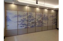 China Melmaine Surface Commercial Furniture Folded Office Partitions / Movable Partition Wall supplier