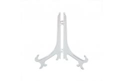 China Black Transparent 8Inch Plastic Plate Display Stand supplier