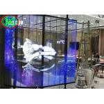 SMD2121 Transparent LED Screen Full Color Advertisement Window Signage for sale