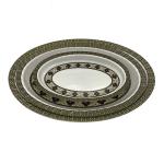 Household Deep Oval Melamine Soup Plate 18 Tasteless Durable for sale