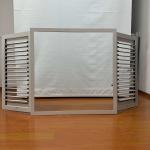 Chinese Accessories Aluminum Louver Window With Powder Coating Frame
