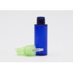 30 Ml Blue Refillable PET Plastic Spray Bottles With Light Green Mist Pump