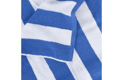 China Breathable Soft Personalized Pool Towels Striped Beach Towels supplier