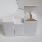 White Cardboard Jewelry Perfume Candy Paper Box Packaging Non Printed for sale