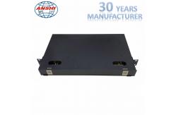 China Rack Mount ODF Fiber Optic Patch Panel For Telecommunications supplier